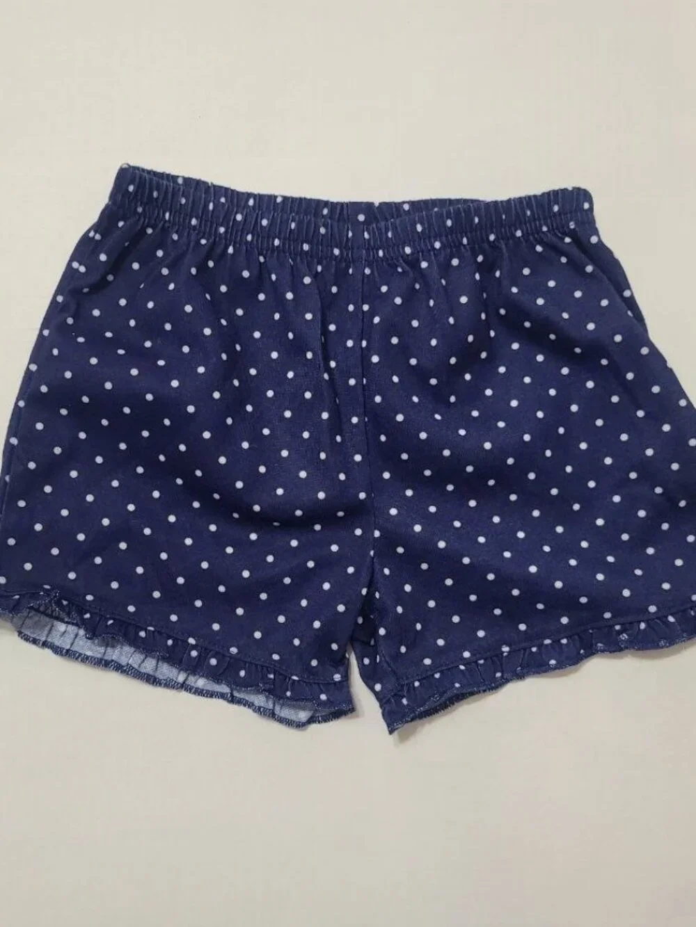 Navy Polka Dot Shorts – Size 2T